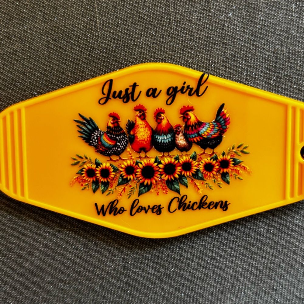Colorful Chicken-Themed Keychains - Picture 2 of 9